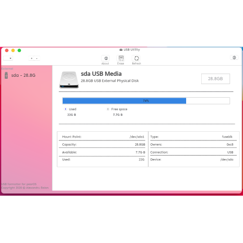 Utilitar de formatare discuri si partitii